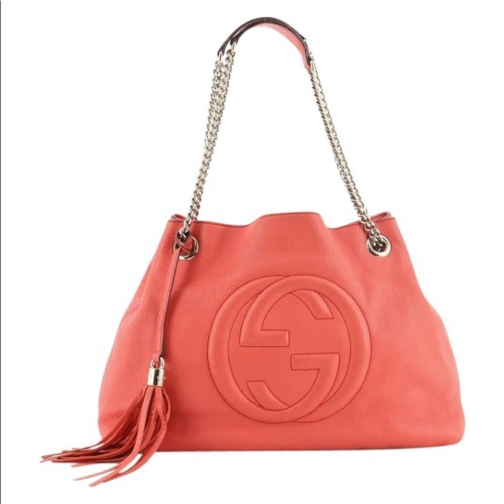 Gucci SOHO chain strap leather bag
